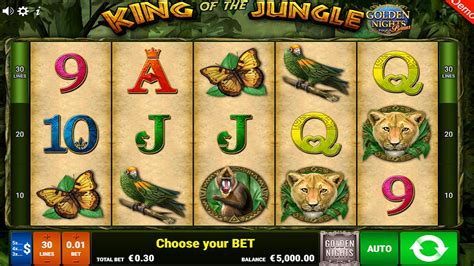King of the Jungle Golden Nights Slot .